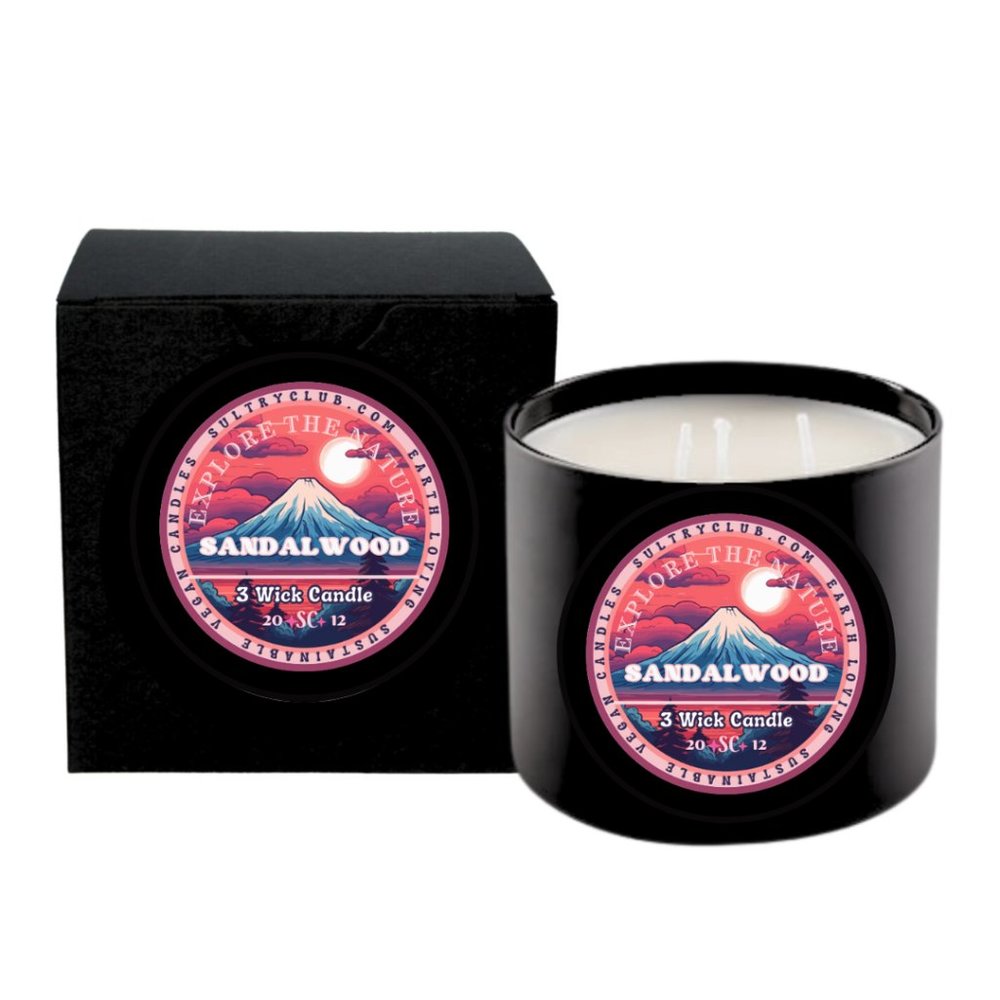 SANDALWOOD 3 WICK CANDLE